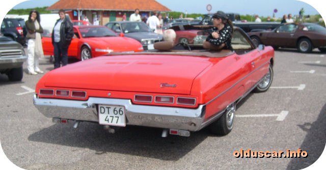 1971 Chevrolet Impala Convertible Coupe back